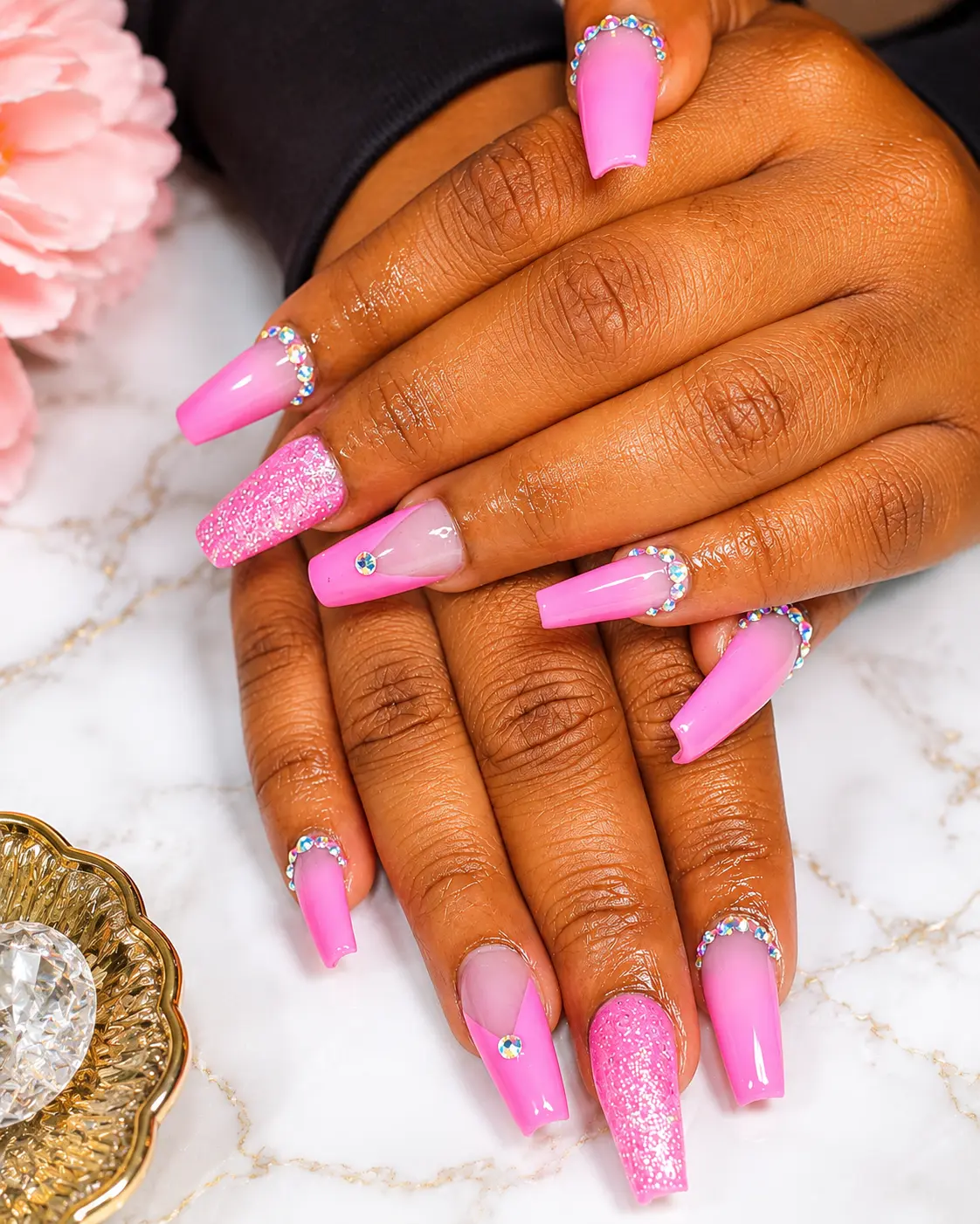 Custom press-on nail design 4