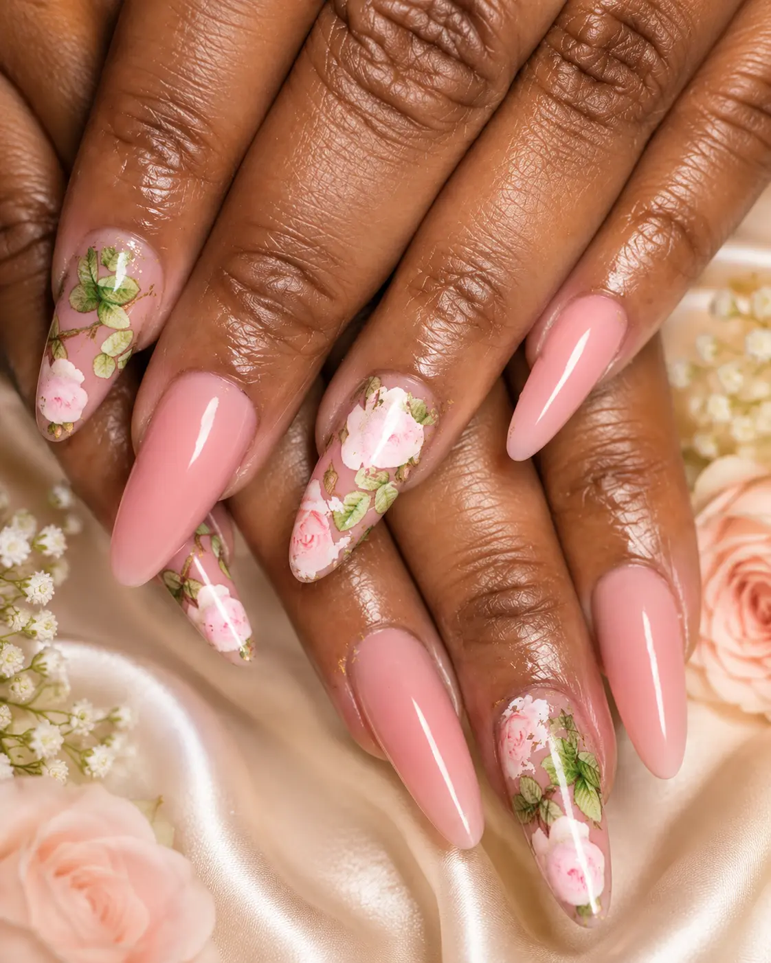 Custom press-on nail design 13