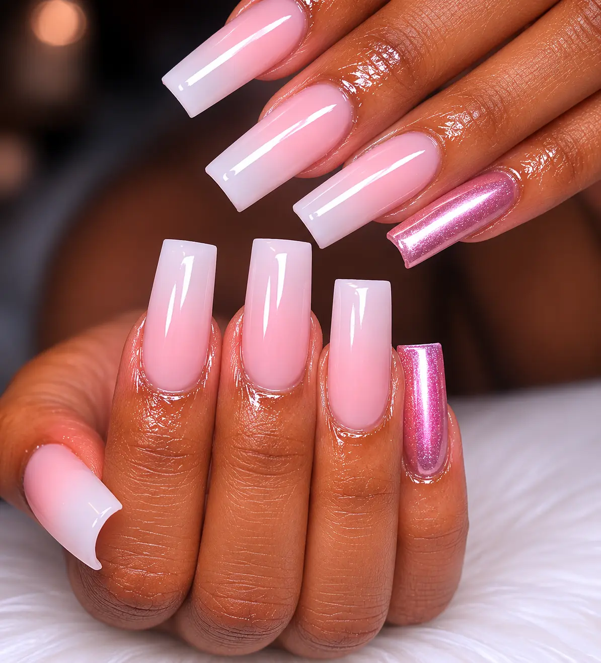 Custom press-on nail design 25