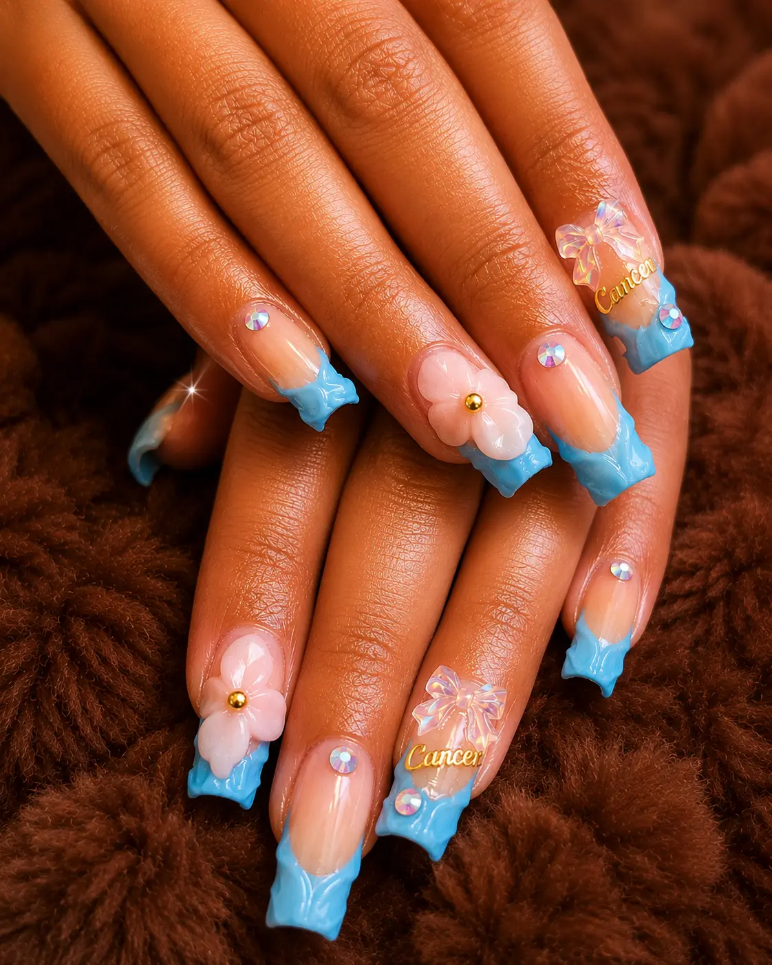 Custom press-on nail design 30